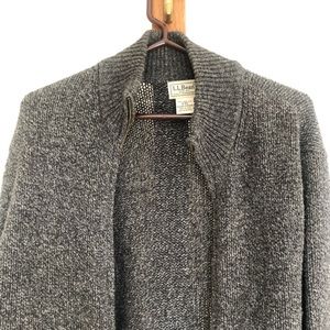 L.L. Bean Zippered Wool Sweater